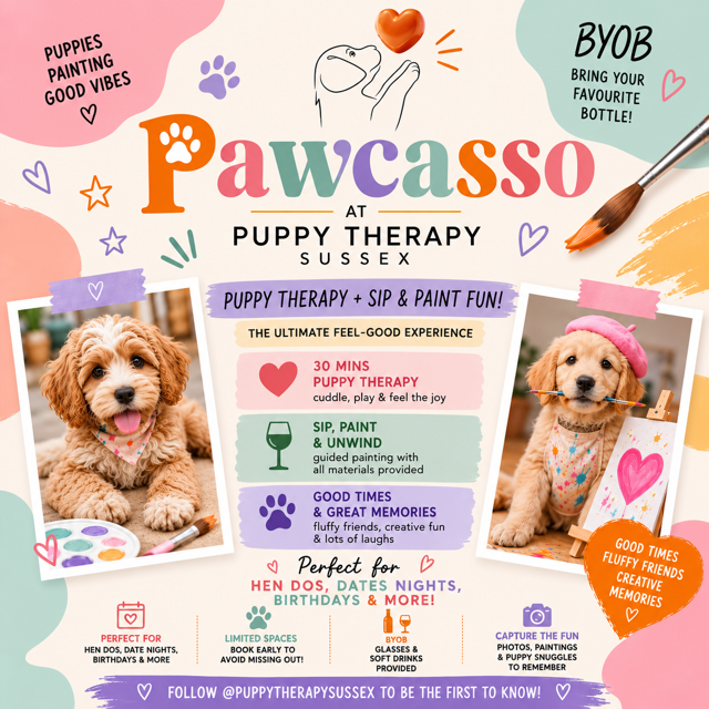 Pawcasso at Laughton venue
